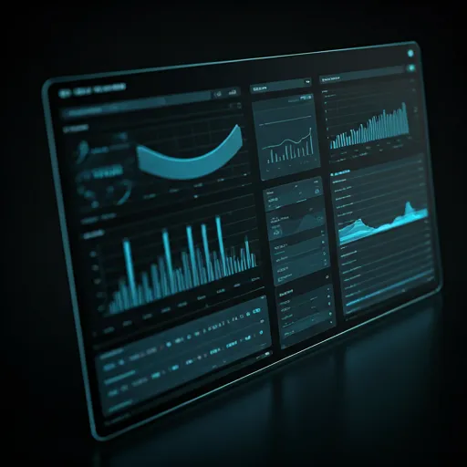 Dashboard illustrating database schema and API response visualizations